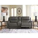 5Z Pendley Anchor Leather 3 Piece Modular Power Reclining Sectional with USB Charging and Console
