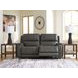 5Z Pendley Anchor Leather 2 Piece Modular Power Reclining Sectional with USB Charging and Heat Massage