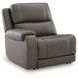 5Z Pendley Anchor Leather 6 Piece Modular Power Reclining Sectional with USB Charging and Console