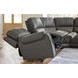 5Z Pendley Anchor Leather 6 Piece Modular Power Reclining Sectional with USB Charging and Console