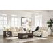 Dahlmoore Almond Leather 87" Power Reclining Sofa with USB Charging