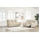 Dahlmoore Almond Leather 87" Power Reclining Sofa with USB Charging