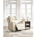 Dahlmoore Almond Leather Rocker Power Recliner with USB Charging