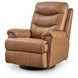 Cedarbrooke Butternut Leather Swivel Glider Recliner