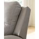 Nightfall Mania Ash Leather 83" Zero Gravity Power Reclining Loveseat with Audio Seating and USB Charging