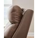 Casa Maria Umber Leather Auto Glide Power Recliner with Power Headrest and USB Charging