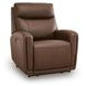 Casa Maria Umber Leather Auto Glide Power Recliner with Power Headrest and USB Charging
