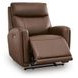 Casa Maria Umber Leather Auto Glide Power Recliner with Power Headrest and USB Charging