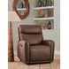 Casa Maria Umber Leather Auto Glide Power Recliner with Power Headrest and USB Charging