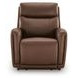 Casa Maria Umber Leather Auto Glide Power Recliner with Power Headrest and USB Charging