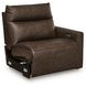 ModZ Chocolate Leather 3 Piece Modular Power Reclining Sectional with Power Headrest and USB Charging