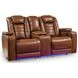 Mestrino Amber Leather 77" Power Reclining Loveseat with Console and USB Charging