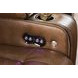 Mestrino Amber Leather 77" Power Reclining Loveseat with Console and USB Charging