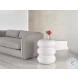 Illumina Milky Mushroom Side Table