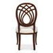 Goccia Taupe Performance Fabric Upholstered Side Chair Set of 2