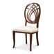 Goccia Taupe Performance Fabric Upholstered Side Chair Set of 2