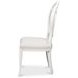 Goccia Cortina White Upholstered Side Chair Set of 2