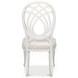 Goccia Cortina White Upholstered Side Chair Set of 2