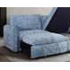 Finn Blue 46" Loveseat with Pop Up Sleeper