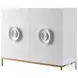Tranquility Fleur Glacier And Milky Mushroom 2 Door Hall Chest