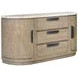 Braelyn Dorian Gray and White 2 Door Stone Top Buffet