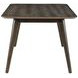 Rex Walnut 60" Rectangular Counter Height Dining Table