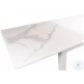 U223-As08 White Extendable Dining Table