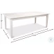 U223-As08 White Extendable Dining Table