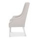 Captains Taupe Performance Fabric Upholstered Host Chair