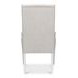 Captains Taupe Performance Fabric Upholstered Host Chair