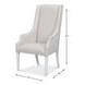 Captains Taupe Performance Fabric Upholstered Host Chair