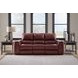 Alessandro Garnet Power Reclining Sofa