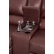 Alessandro Garnet Power Reclining Console Loveseat