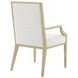 Eave Sundrenched Oak and White Upholstered Arm Chair