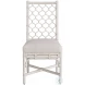 Weekender White Rattan Marco Side Chair Set of 2