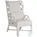 Weekender White Rattan Santa Rosa Arm Chair