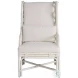 Weekender White Rattan Santa Rosa Arm Chair