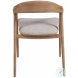 Echo Medina Pebble And Natural Oak Dining Arm Chair