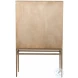 Theo Aged Brass Bar Cabinet