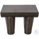 Forme Medium Graphite Brass Stool