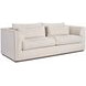 Theo Sheldon Ivory Performance Fabric 92" Sofa with Pillows