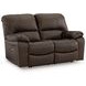 Leesworth Dark Brown Power Reclining Living Room Set