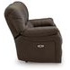 Leesworth Dark Brown Power Reclining Loveseat