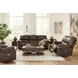 Leesworth Dark Brown Power Recliner
