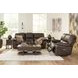 Leesworth Dark Brown Power Reclining Sofa