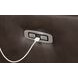 Leesworth Dark Brown Power Recliner