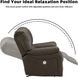 Leesworth Dark Brown 88" Power Reclining Sofa