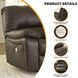 Leesworth Dark Brown Power Recliner