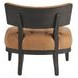 Archie Winchester Sandstone Leather Upholstered Accent Chair