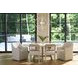 Oasis Dockside and White Concrete Top 80" Oval Dining Room Set